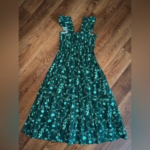 Hill House Emerald Green Nap Dress